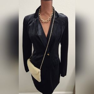 Velvet Blazer Dress
